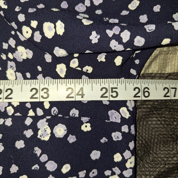 Pendleton Women's Blouse Vintage Blue Floral Long Sleeve Button Down  Plus 20W - Picture 8 of 9